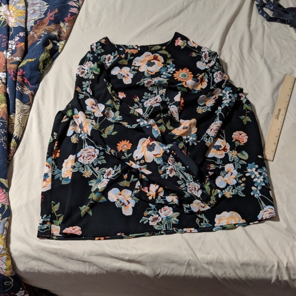Ava & Viv Tops - Ava & Viv Floral Blouse - NWOT